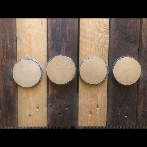 🖤 Sunflower Crochet Coasters Set of Four. - Picture 4 of 4